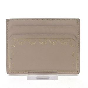 カルティエ Cartier カードケース ガーランドドゥカルティエ レザー ピンクベージュ カードケース 財布