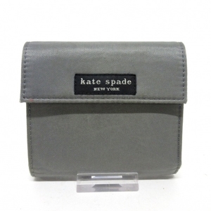 ケイトスペード Kate spade 3つ折り財布 - ナイロン カーキ 財布