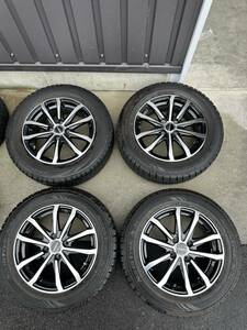 15inch 社外アルミ　スタッドレス　４本セット　コンパクトカー　4H100　185/65R15