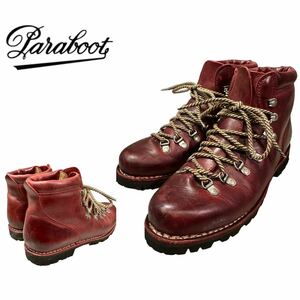 美品！しっとり滑らかなレザー！高級 パラブーツ トレッキングブーツparaboot AVORIAZアヴォリアーズ PARABOOT マウンテンブーツ 26.5(UK8)