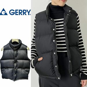 人気！超あったか！GERRY ダウンベスト 黒 ブラック ジェリー DOWN VEST サイズS/ブラック 美品