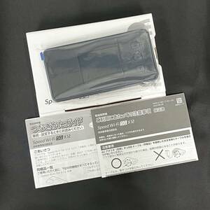 【新品 未使用】NEC Speed Wi-Fi 5G X12 シャドーブラック NAR03 利用制限〇 UQmobile版 モバイルルーター 　