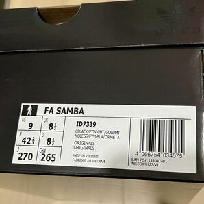 【新品27cm】Fucking Awesome × adidas Originals Samba "Core Black" ファッキン オーサム × アディダス オリジナルス サンバの画像8