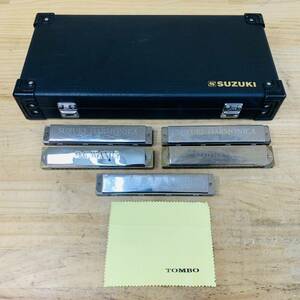 AA32845 まとめ売り 現状品 SUZUKI トンボ・ハーモニカ・オクターブ TOMBO HARMONICA