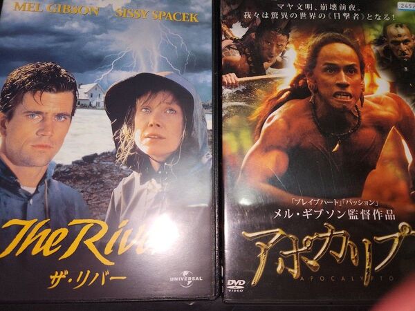DVD メル・ギブソン主演「ザ・リバー」 メル・ギブソン監督製作「アポカリプト」