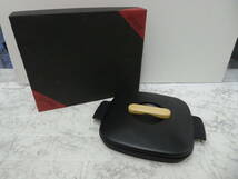 ☆ グリルパン JAPAN FOR MICRO WAVE USE 調理器具 鉄製 鉄器 未使用品 1円スタート ☆_画像1