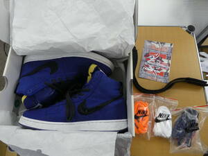 ☆ NIKE STUSSY VANDAL HIGH SP DEEP ROYAL BLUE DX5425-400 ナイキ ステューシー 26.5cm １円スタート ☆