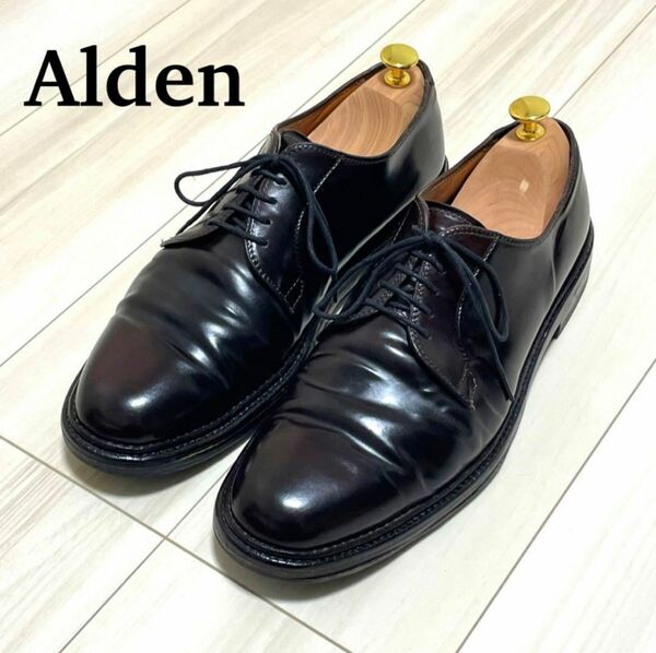 ★Alden オールデン 990 コードバン 革靴 ビジネスシューズ プレーントゥ 27.5cm★