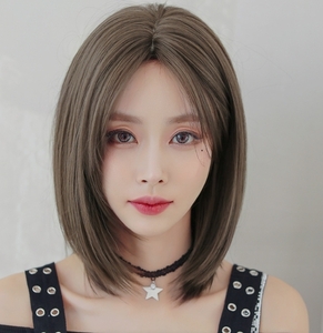  lady's wig Bob Short wig full wig wig small face pretty nature heat-resisting ventilation student k435