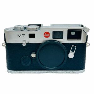 【Leica/ライカ】M7 0.72 レンジファインダーカメラ 10 504 シルバークローム 箱ケース保証書有★42625