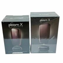 【Ploom X/プルームエックス】未開封 おまとめ スターターキット スレートグレイ/ブラック ADVANCED★_画像1