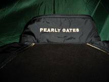 美品★PEARLY GATES パーリーゲイツ 蓄熱裏地 ハーフジップ 切替 フリース ブルゾン ３_画像5