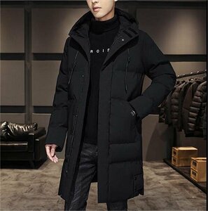 ロングコート メンズ 膝下 黒 大きいサイズ レディース 冬 スリム 中綿コート ベンチコート メンズ ブラック 3XL