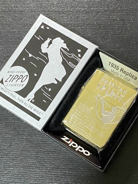 zippo アメリカンスピリット 1935レプリカ 200個限定 特殊加工 2017年製 NATURAL AMERICAN SPIRIT シリアルナンバー NO.067/200