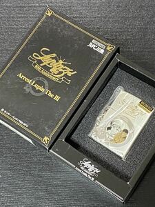 zippo Lupin the 3rd 40th Anniversary ver. 40周年記念 立体メタル 2007年製 ルパン三世 手錠 ルパン&フジコ 専用ケース 保証書付き