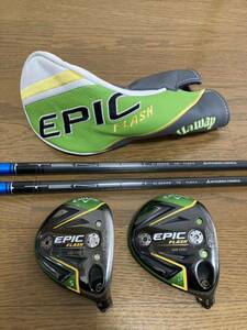 Callaway キャロウェイ EPIC FLASH SUB ZERO エピックフラッシュ サブゼロ フェアウェイウッド 3W 13.5° 5W 18° セット