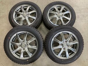 □5598 2022年製 スタッドレス WM02 155/65R14 ワゴンR タント ムーヴ N-BOX 軽自動車 14インチ 4.5J +45 4穴 100 アルミホイール