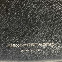 ■希少■Alexander Wang■レザーバッグ■アレキサンダーワン■ボディバッグ■ショルダーバッグ■シルバーチェーン■肩がけ■ポーチ■_画像9