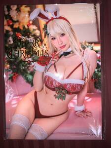 【新作】HaneAme 雨波　コスプレ写真集 クリスマス バニー 特典付