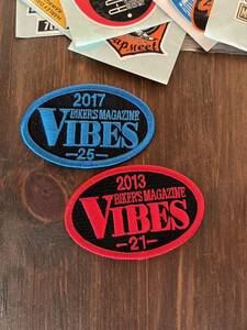 バイブスミーティング2013、2017、パッチ、ワッペンVIBES MEETING