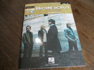 Bon Jovi ボンジョビ　ドラム楽譜　【新品 送料無料】◇本　ダウンロードコード付き 