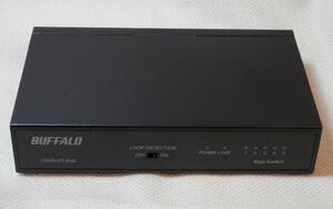 ★中古★BUFFALO★LSW6-GT-5NS/BK GigaHub★5ポート★AC電源★金属筐体仕様★