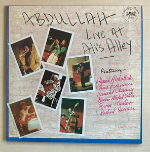 LPA22781 アーメド・アブドゥラ AHMED ABDULLAH / LIVE AT ALI'S ALLEY 輸入盤LP 盤良好 USA