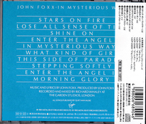 【国内盤CD】ジョン・フォックス「ミステリアス・ウェイズ」【ultravox john foxx】_画像2