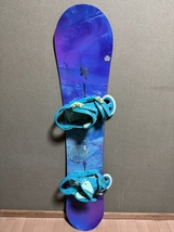 BURTON [バートン] FEATHER フェザー 140cm + Mサイズ（レディース） ビンディング セット_画像1