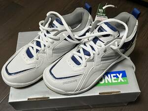  Yonex power cushion 610 badminton shoes 22.5cm SHB-610 navy silver YONEX dead stock unused SM3091