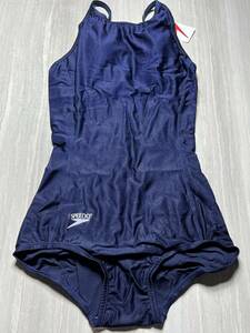 speedo T-バック（パッド付） 83ST-7014 ネイビー 紺 LL 女子 スピード ミズノ スクール水着 競泳水着 昭和レトロ デッドストック SM3007