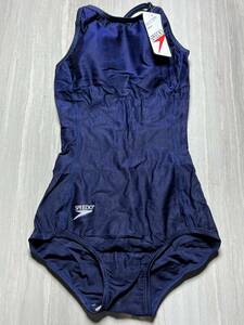 speedo T-バック（パッド付） 83ST-7014 ネイビー 紺 M 女子 スピード ミズノ スクール水着 競泳水着 昭和レトロ デッドストック SM3019