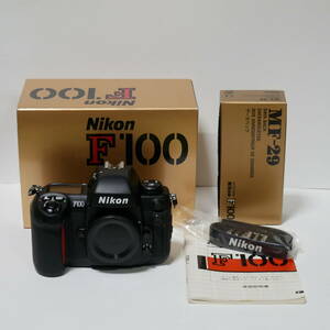 ☆　NIKON F100 動作良好　MF29 付き　美品です。