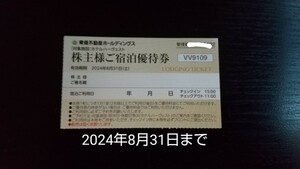 最新 1-9枚 ホテルハーヴェスト ハーヴェストクラブ ご宿泊優待券 東急不動産 株主優待 割引券 2024年8月31日まで 