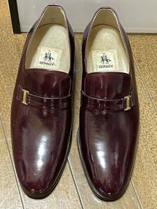 未使用 ■ DONKEY レザービジネスシューズローファー ブラウン 革靴 24.5EE