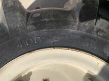 Y-65タイヤ OKADA TYRE 4.00-8 4PR 2本 耕運機 管理機 タイヤ 中古タイヤ ホイール付き_画像4