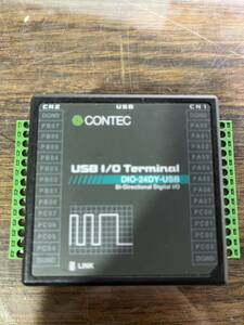 CONTEC DIO-24DY-USB 非絶縁型双方向デジタル入出力ターミナル A16