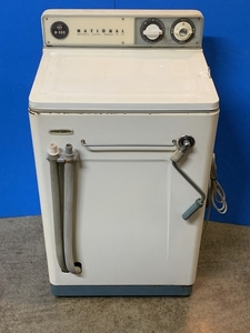 **[ Showa Retro ] National/ National manually operated rubber roller attaching electric washing machine N-880 **