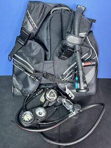 【動作未チェック】 TUSA スキューバダイビングセット BCD レギュレータ ゲージ