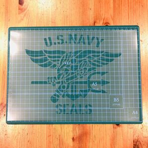 No.217 ステンシルシート DIY ARMY ネイビーシールズ 男前インテリア U.S.NAVY SEALSハンドメイド ステンシルプレートの画像2