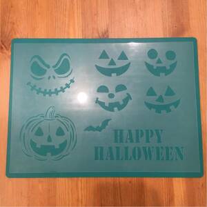 No.96 stencil seat Halloween Halo we nHalloween pumpkin Jack o lantern Latte art Cafe art 