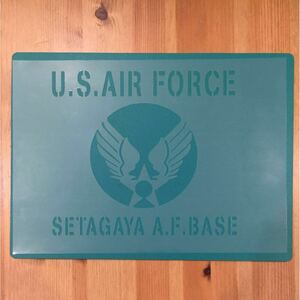 No.104 ステンシルシート U.S.A.F. US AIR FORSE ver2 U.S. 男前 ステンシルプレート ミリタリー アーミー