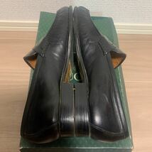 GUCCI オールドグッチ 革靴 38 1/2 D インターロッキングG 金具 レディース ブラック レザー ローファー ビジネスシューズ 24cm位_画像7