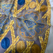 ビンテージ Christian Dior クリスチャン ディオール CD スカーフ ジュエリー柄 シルク 100% イタリア製_画像9
