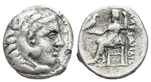 1円スタート!★ 古代マケドニア王国 アレキサンダー大王323-280 BC ドラクマ銀貨★古代ギリシャ★アンティークコイン