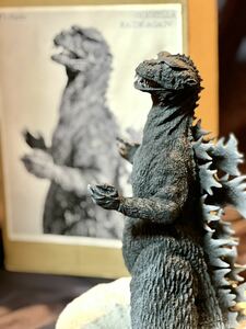 1円スタート T‘s Facto GODZILLA RAIDS AGAIN逆襲ゴジラ 原型製作 山脇隆 レジンキャスト製 ジオラマ付き 塗装済 完成品 全高約32㎝