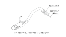 自動車関連業者直送限定 柿本 カキモト マフラー GTbox 06&S HONDA ホンダ グレイス GM4 1.5_NA_ハイブリッド 2WD(FF) 7AT (H443122)_画像4