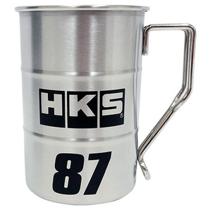 個人宅発送可能 HKS DRUM CAN MUG No.87 マグ コップ キャンプ コールドドリンク専用 ステンレス製 グッズ (51007-AK528）の画像1