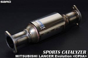 個人宅発送可能 サード SARD スポーツキャタライザー MITSUBISHI ミツビシ ランサーエボリューション V CP9A 4G63 5MT (89050)