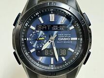 1h CASIO カシオ WAVECEPTOR ウェーブセプター WVA-M650 メンズ 腕時計 タフソーラー 電波 ソーラー ネイビー 文字盤_画像2